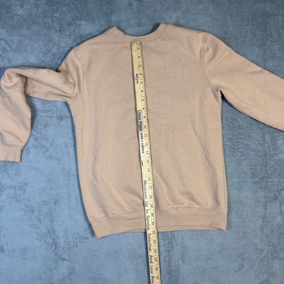 Disney Winnie the Pooh Graphic Sweatshirt Women's XS Beige Crewneck Pullover - Picture 5 of 6